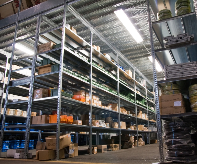 Multi-storey warehouse